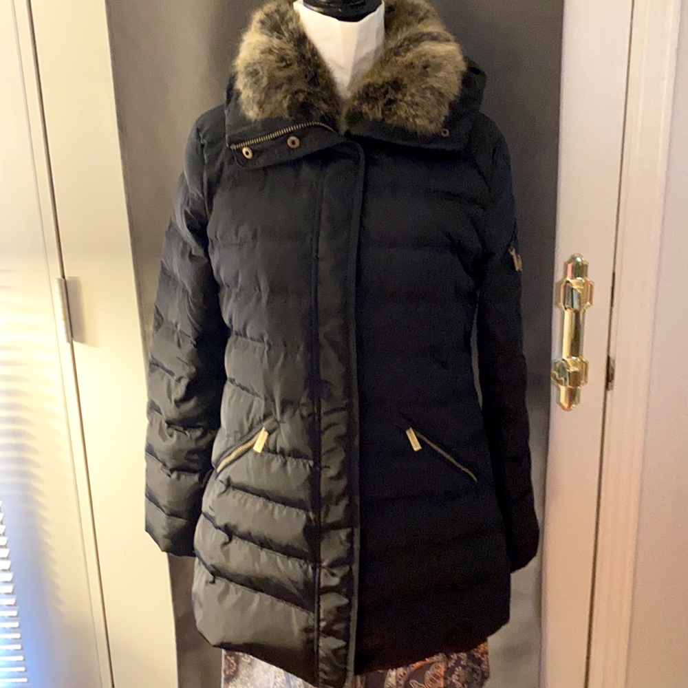Michael Kors Black down & feather jacket